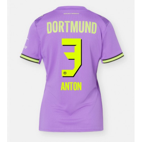 Zenski Nogometni Dres Borussia Dortmund Waldemar Anton #3 Rezervni 2026-27 Kratak Rukav